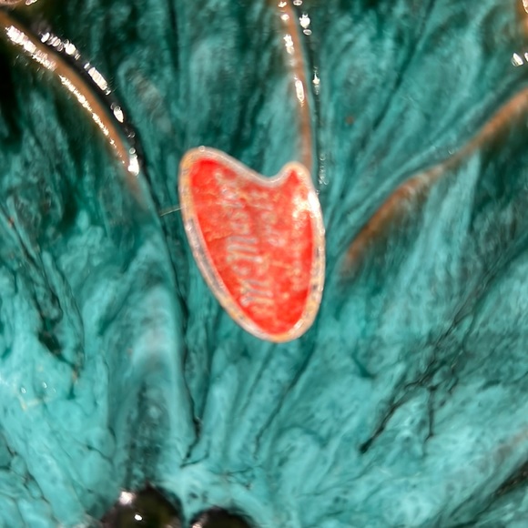 3/$15 MCM McMaster Teal Flower Trinket Tray - Picture 4 of 4